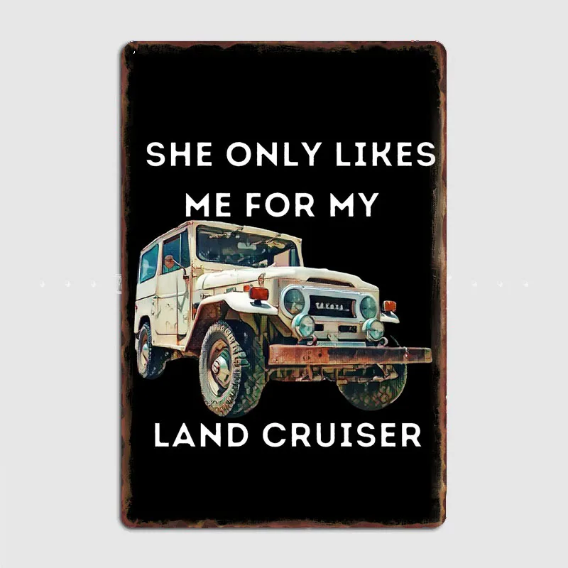 1958 LandCruiser 20 series Off Road Posters Metal Plaque Custom Garage Club Indoor Wall Decor Tin Sign Home Room Decor