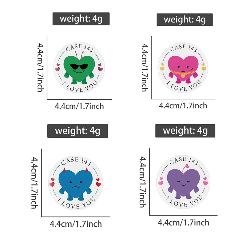 Case 143 I Love You Tinplate Soft Button Pin Creative Hand Heart GestureMusic Boy Band Brooches Lapel Badges Fans Jewelry Gifts