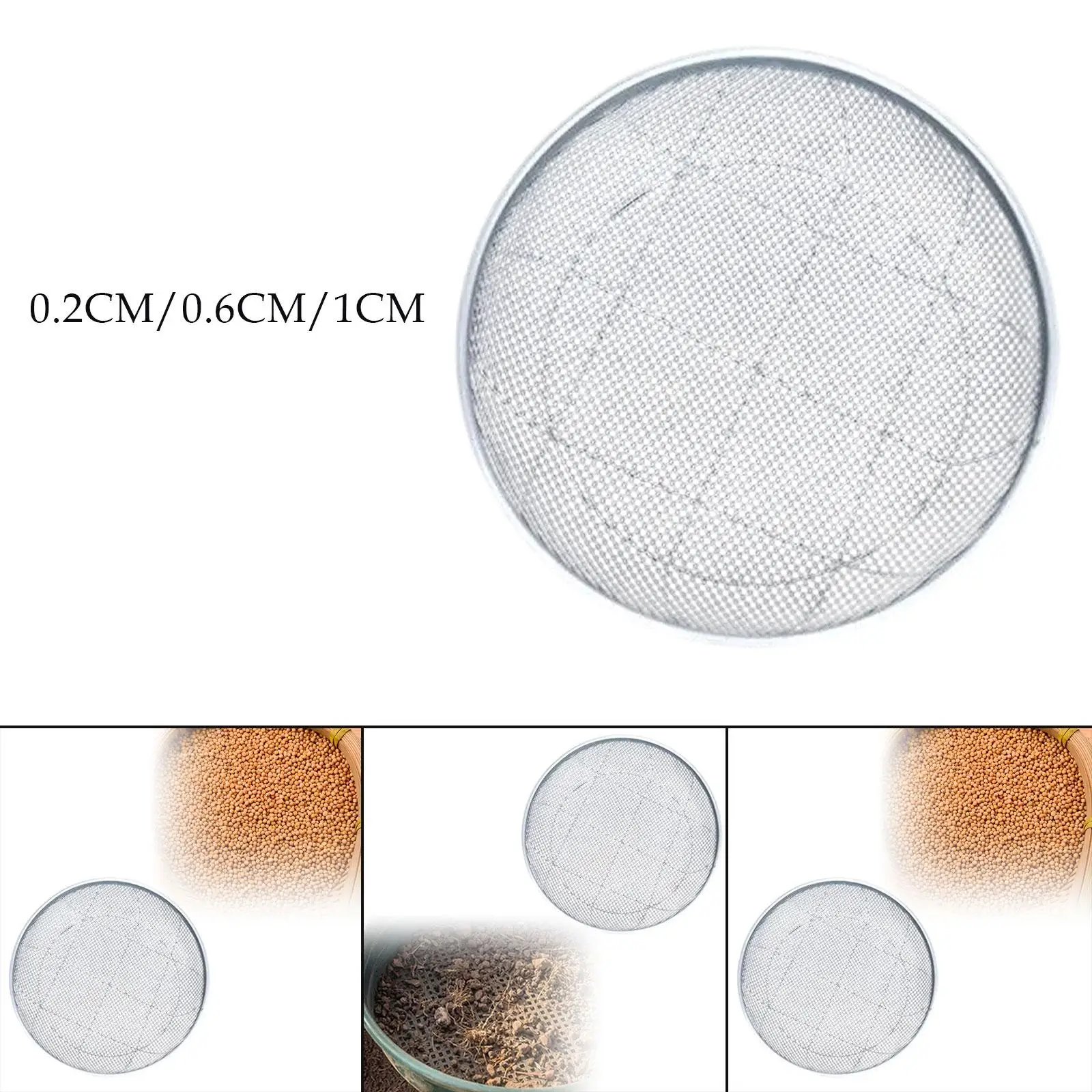 

Садовое сито, прочное многофункциональное сито для почвы для компоста, гравийного песка