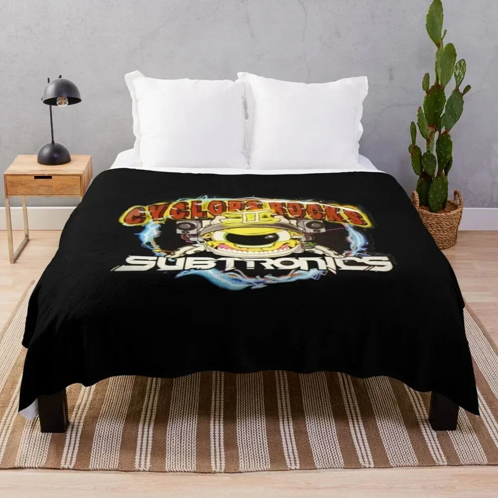 

subtronics - Cyclops Rocks Throw Blanket Multi Use Warm Blanket for Living Room Bedroom