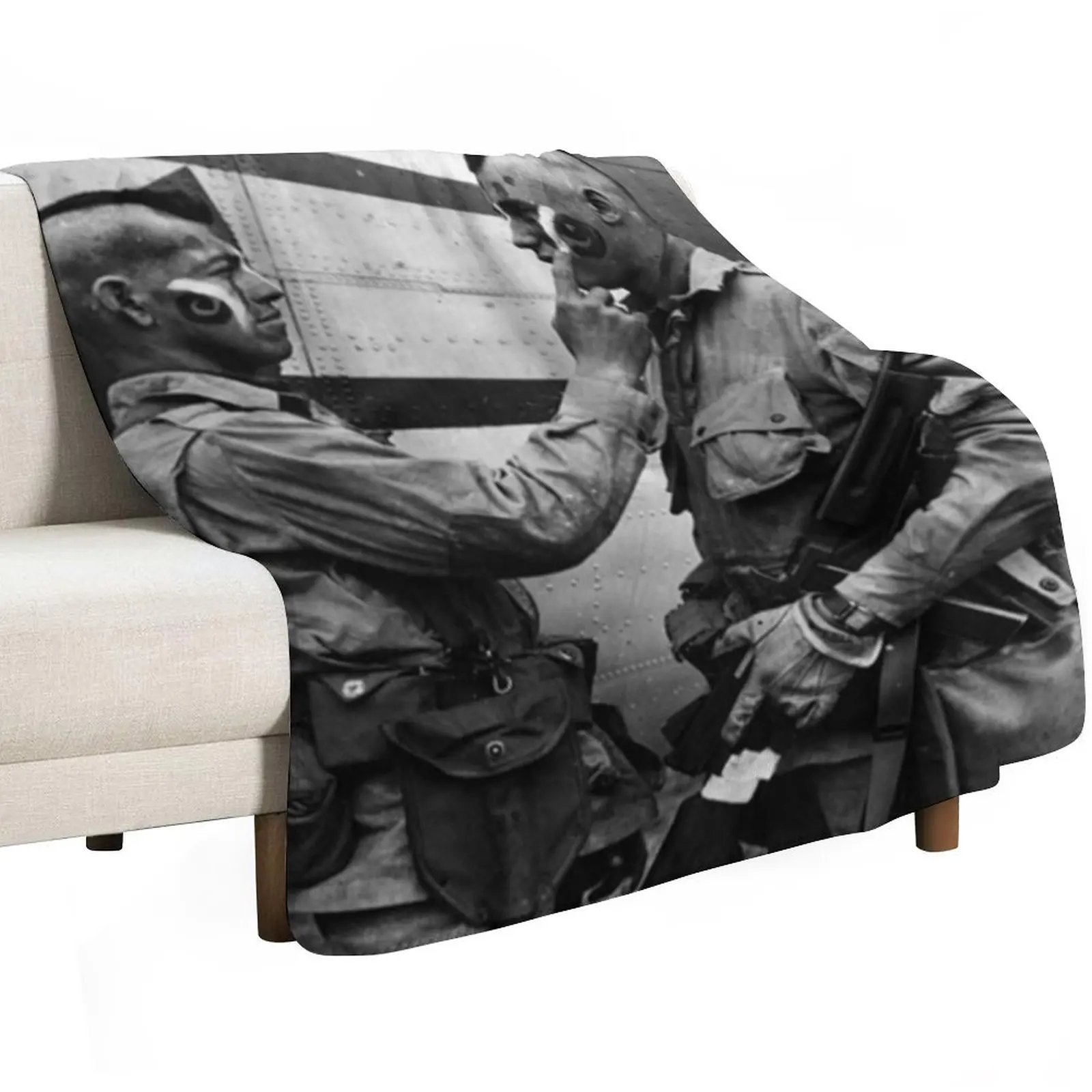 Filthy 13 warpaint D-Day WW2 Throw Blanket Furrys Hairy Summer Beddings Decorative Beds Flannels Extra Large Throw Blankets