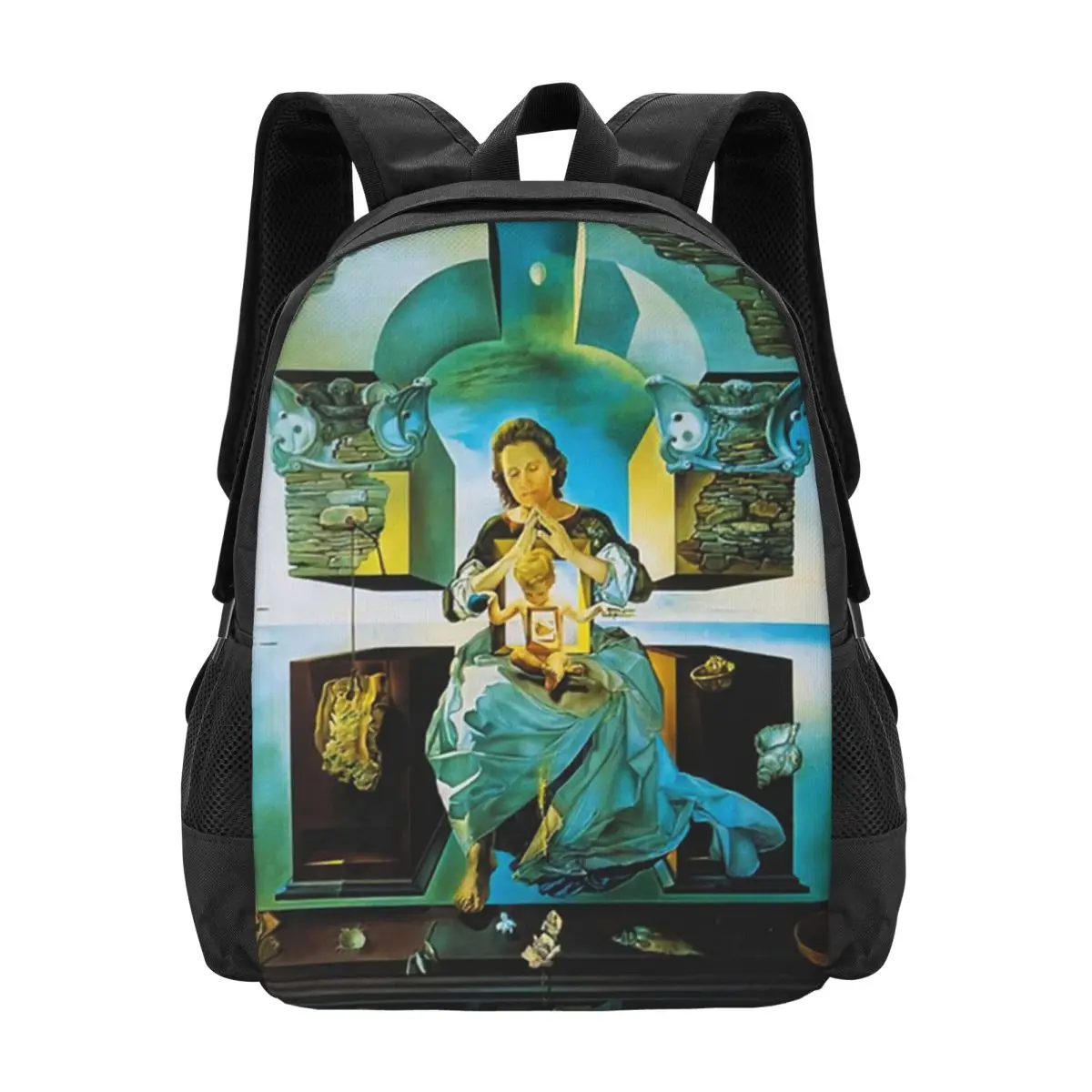 

Рюкзак Salvador Dali Gala Paint, горячая распродажа, вместительный рюкзак для мальчиков и девочек, школьная сумка, сумки на плечо для мужчин и женщин