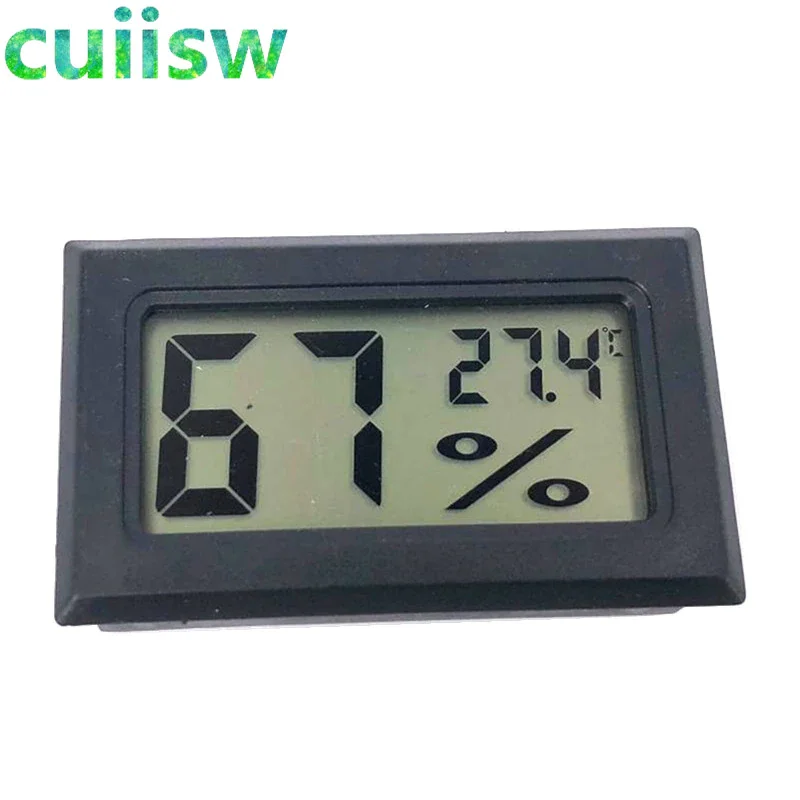 Mini digital LCD temperature sensor humidity meter