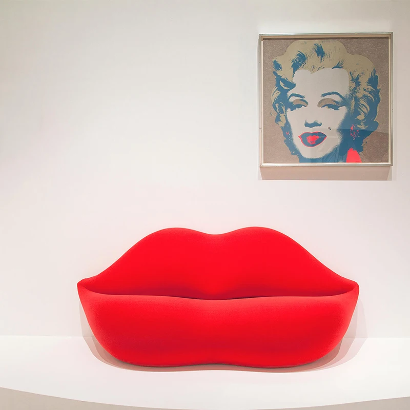 

Lip leisure sofa home hotel wedding custom fabric