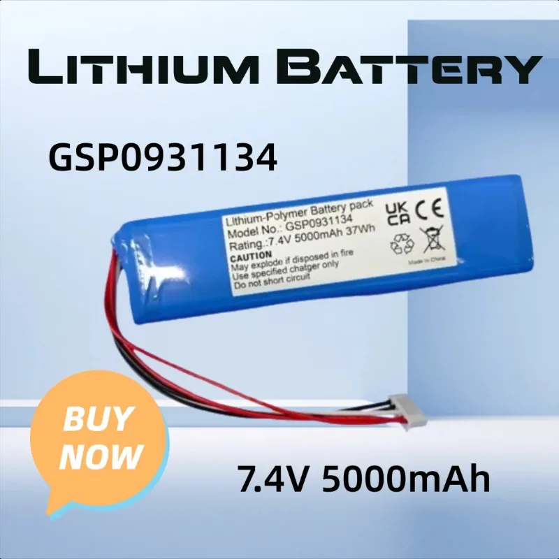 

5000mAh for JBL Xtreme JBLXTREME GSP0931134 Lithium Battery