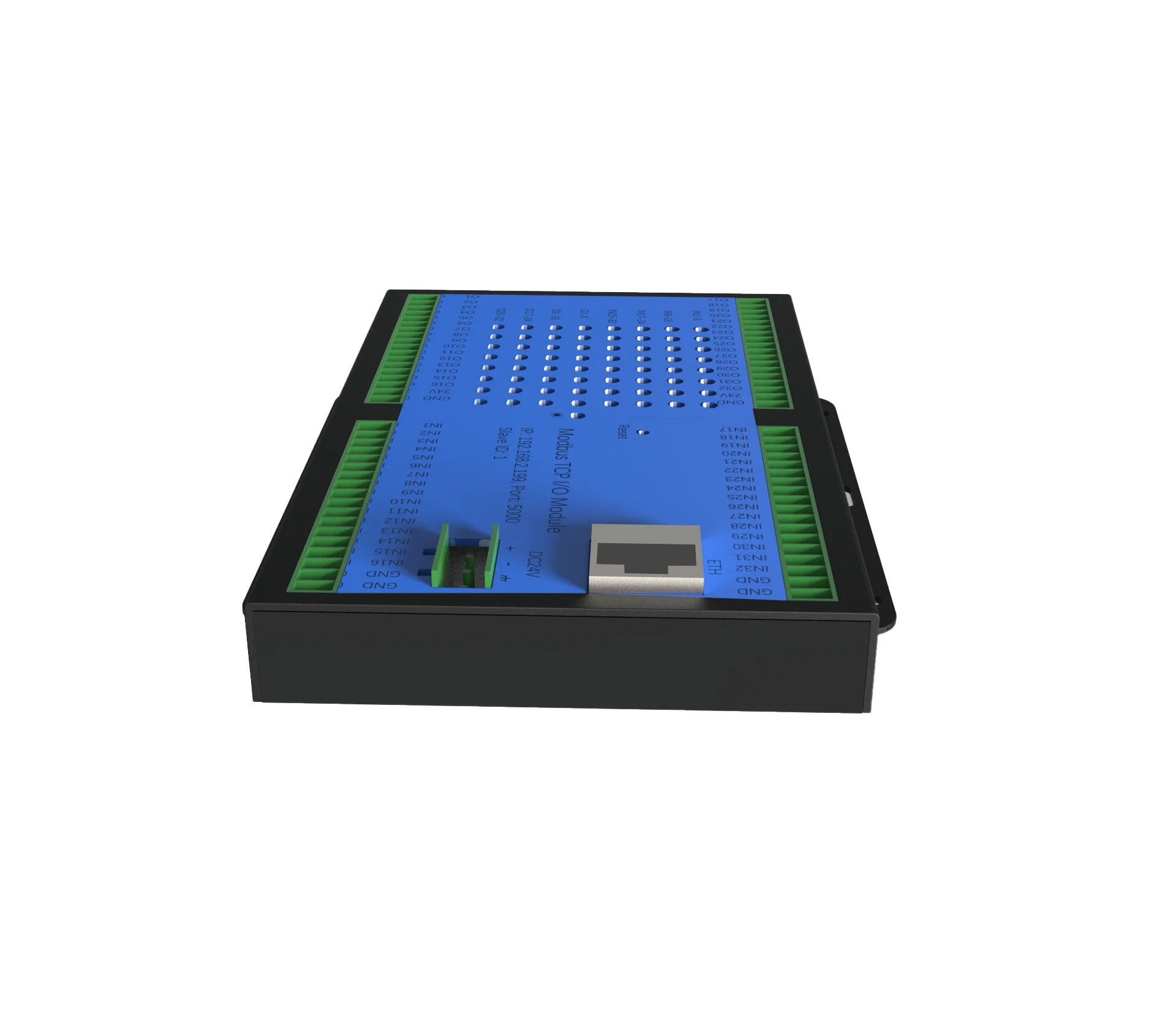 Modbus TCP IO Module Controller  Ethernet 100Mbps 64 Channels Standard Modbus TCP PROTOCOL