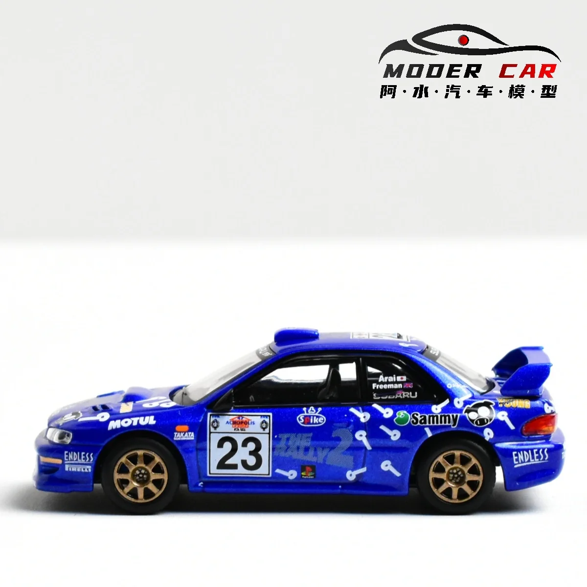 

Модель автомобиля MINIGT TSM 1078 1:64, сувенирная, WRC99, литая под давлением