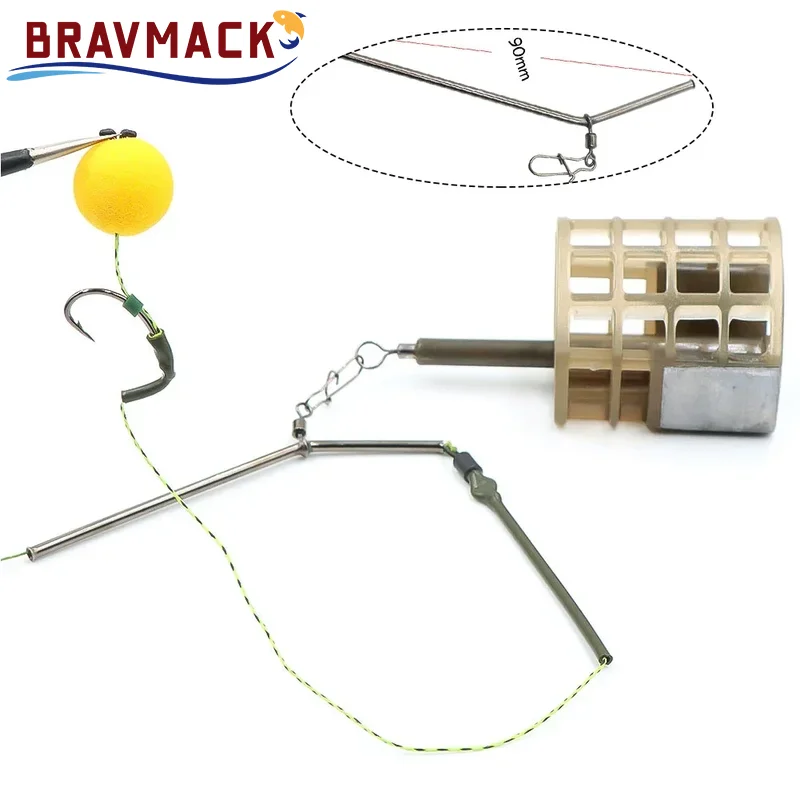 5pcs/pack copper fishing balance connector kit anti-tangle rotating device for durable fishing accessories image 6