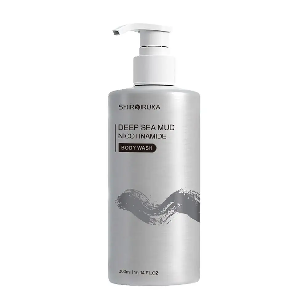 เจลอาบน้ํา Nicotinamide Deep Sea Mud สดชื่นทําความสะอาดโลชั่น Bath Moisture Wash 300ml กลิ่นหอมยาวนาน Body D8Q6