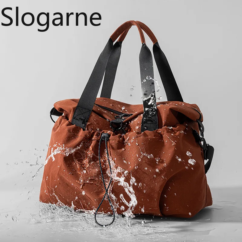 

Women Large Capacity Sports Bag Men Dry and Wet Separation Yoga Fitness Bag Waterproof Travel Tote Business Trip Casual Handbags