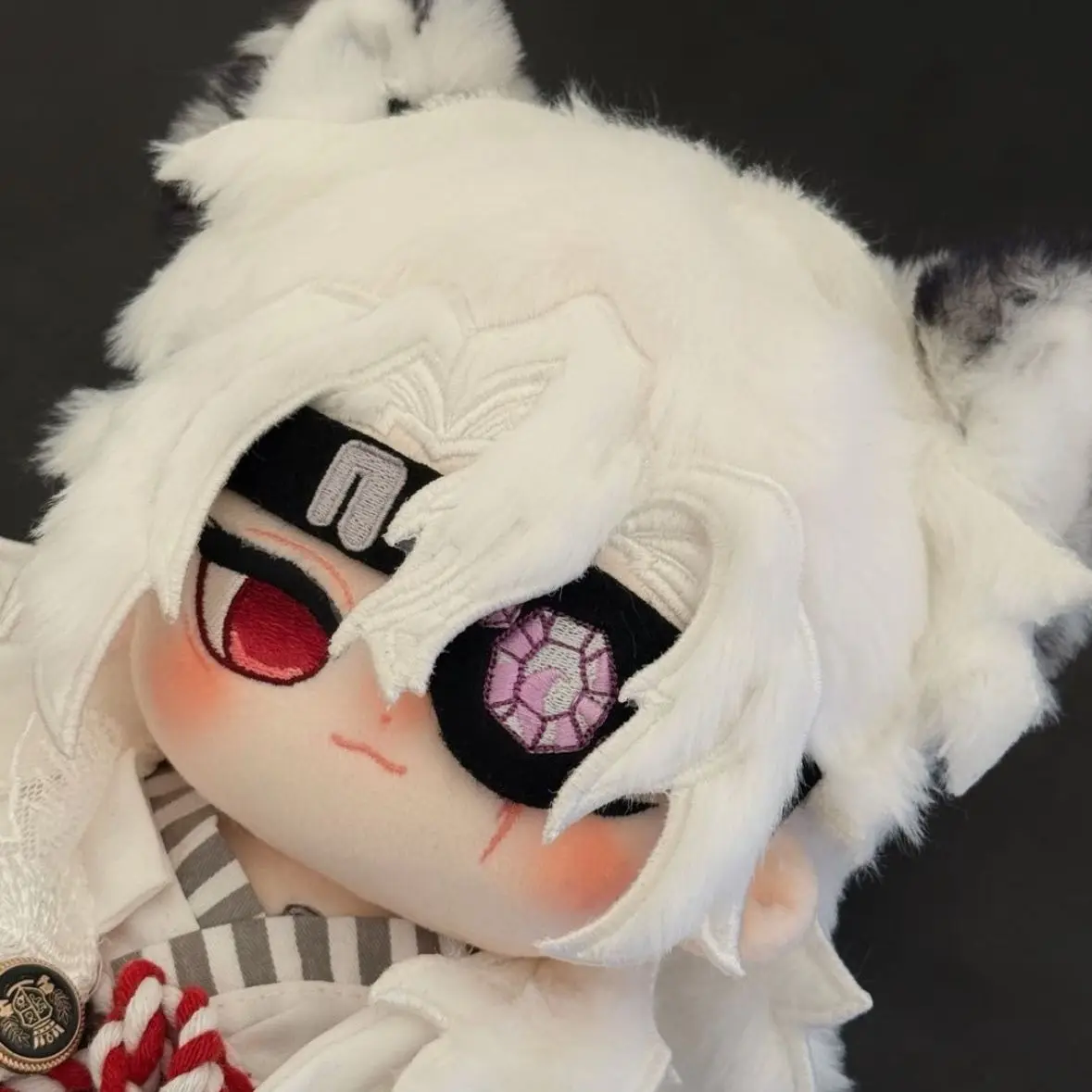 20cm Handsome Anime Attributes Plush Cotton Doll Body Toys Game Doujin Peripherals Cartoon Dress Up Stuffed Figurine Plushie
