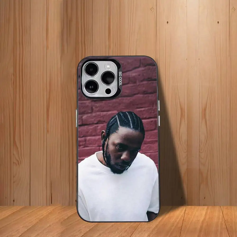 Funda de teléfono K-Kendrick L-Lamar para iPhone 17,16,15,14,13,12,11, Mini,Pro,SE,MAX, funda blanca mate a prueba de golpes