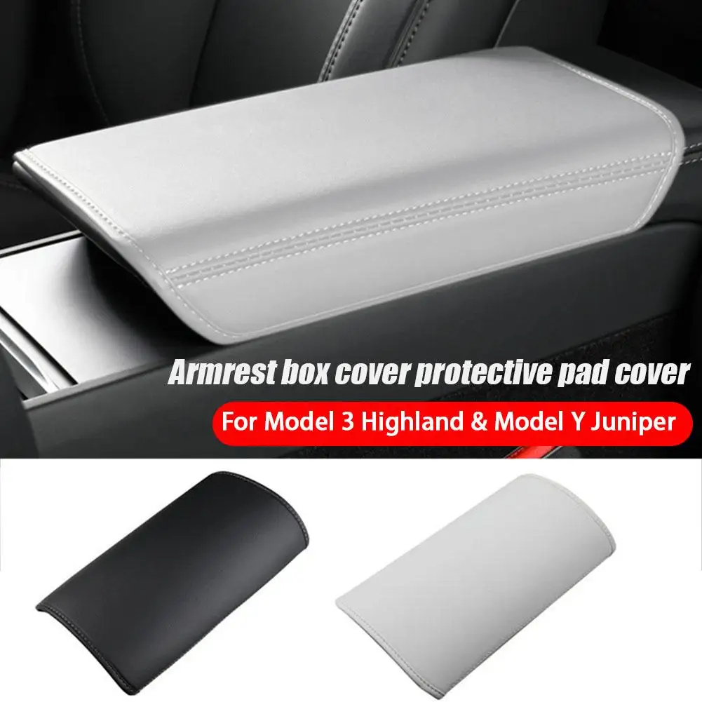 Center Console Armrest Cover for Tesla & Y 2025/2024/2023 Non-Slip Armrest Support Cushion for New/Old 3 Y Z3T0