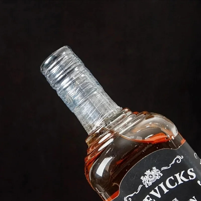 لفة واحدة من لفة فيلم الانكماش المرنة مقاس 23000 سم، سدادة الزجاجات غير الساخنة، سهلة الاستخدام لمنتجات التعبئة والتغليف المعبأة في زجاجات #2