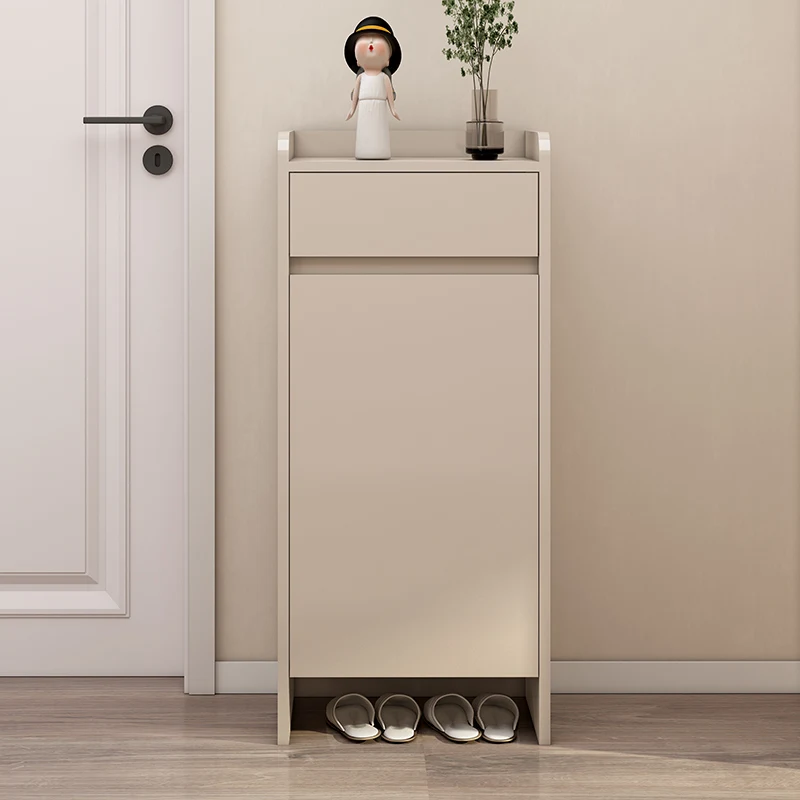 Extremely narrow shoe cabinet home door new 2024 new entry door entrance entrance cabinet against the wall Internet celebrity ba