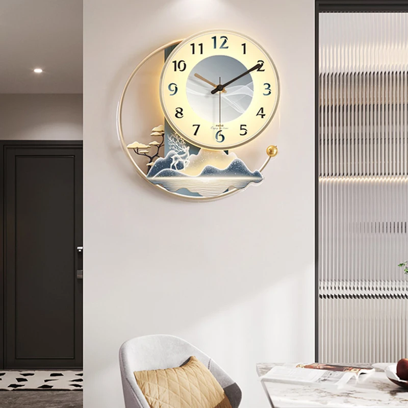 

Modern Luxury Clock Wall Digital Design Luminous Nordic Vintage Clock Wall Led Art Digital Relogio De Parede House Accessories