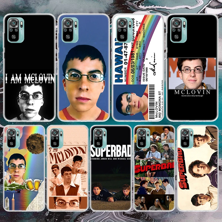 Мягкий чехол для телефона Mclovin SuperbadZ для Xiaomi Redmi 14C 13C 13 12C 12 10C 10 10A 9C 9 9A 9T 8 8A 7 7A 6 Pro K70 K40 K20 Coque