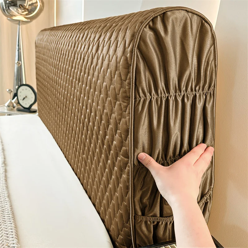 Bedspreads for Bed Head Bedhead Board Plaid Fluffy Plaid Luxury Bed Cover Headboards Mattress Pad Elastic Fitted Sheet Comfort - view 3