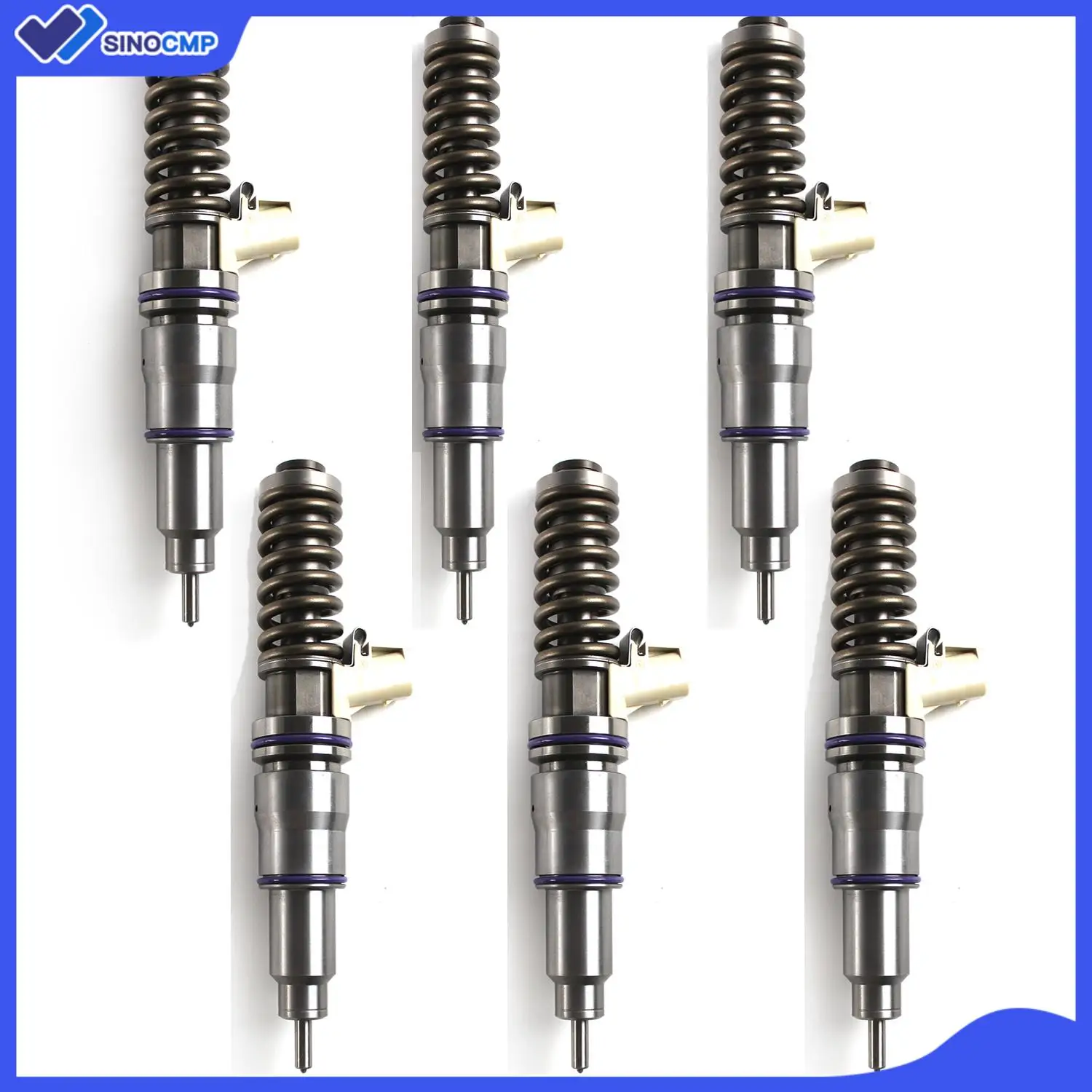 

6pcs 85144518 85020428 85020429 Fuel Injector For Volvo Excavator 2016 VNL 670 Mack D13 MP8 US14