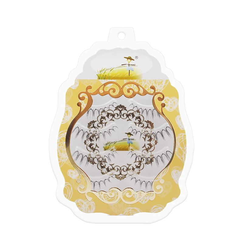 Grafting World N07 Sharpened False Eyelash Transparent Stem Natural Thick Curling Sectional Simulation Bridal Dress