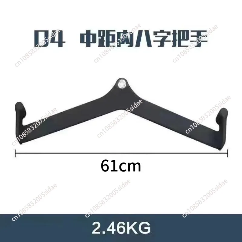 Pull Down Handle Fitness Accessories Rowing T-bar V-Bar Pulley Cable Machine Attachments For Back Bicep Tricep 5Pcs