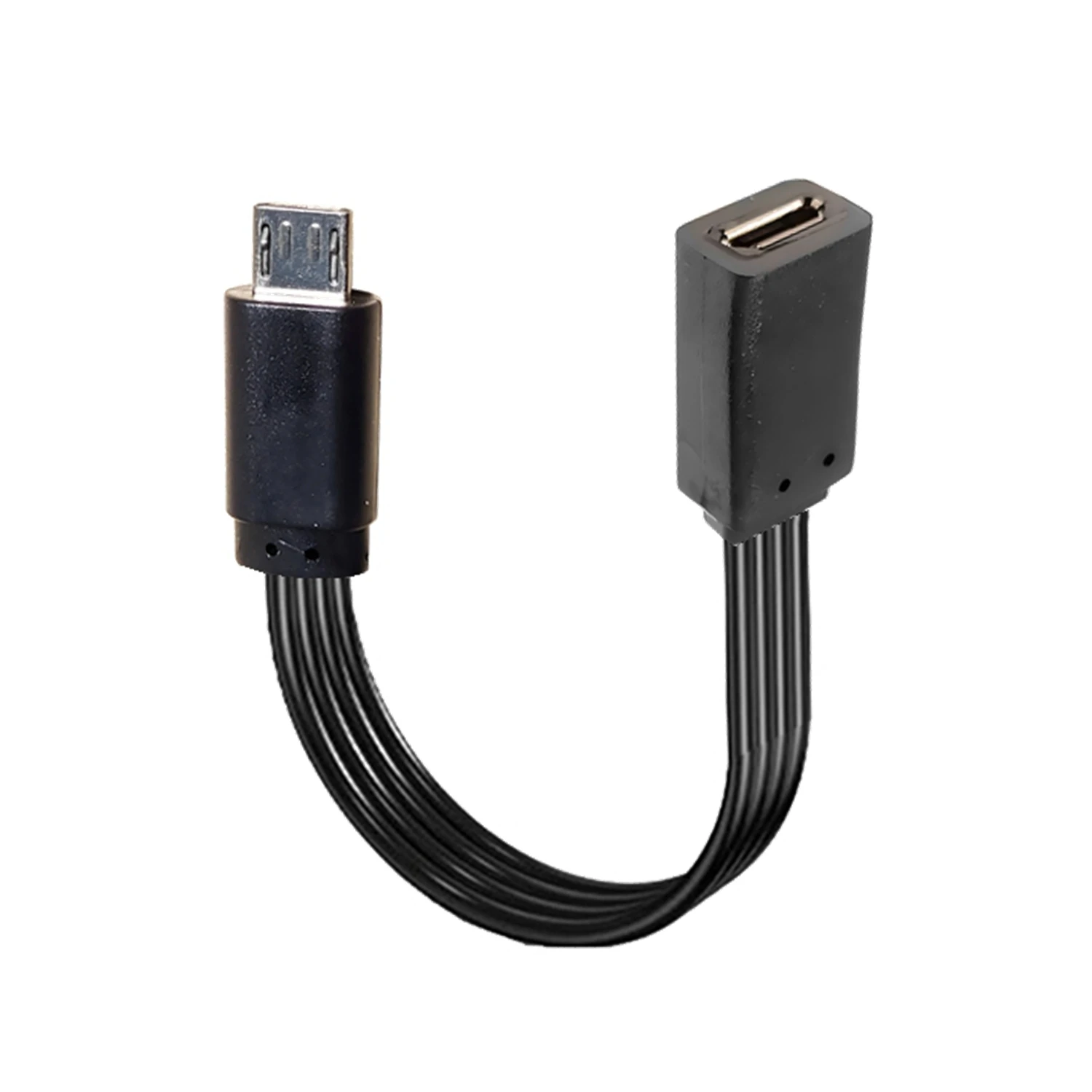 10cm-1m 4-adrige Micro-USB-Schnitts telle Android-Telefon Strom erweiterungs datenkabel Stecker und Buchse Anschluss kabel