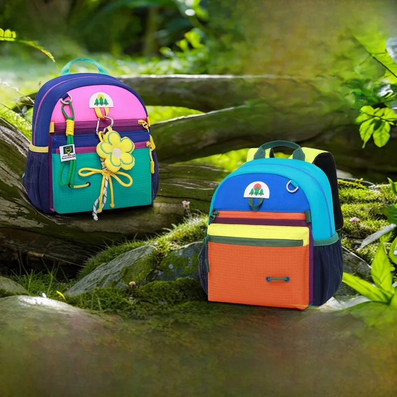 

Dr.Kong Children's Outdoor Travel Bapa ex Lightweight School Bag with Multiple Carents for Boys And Girls