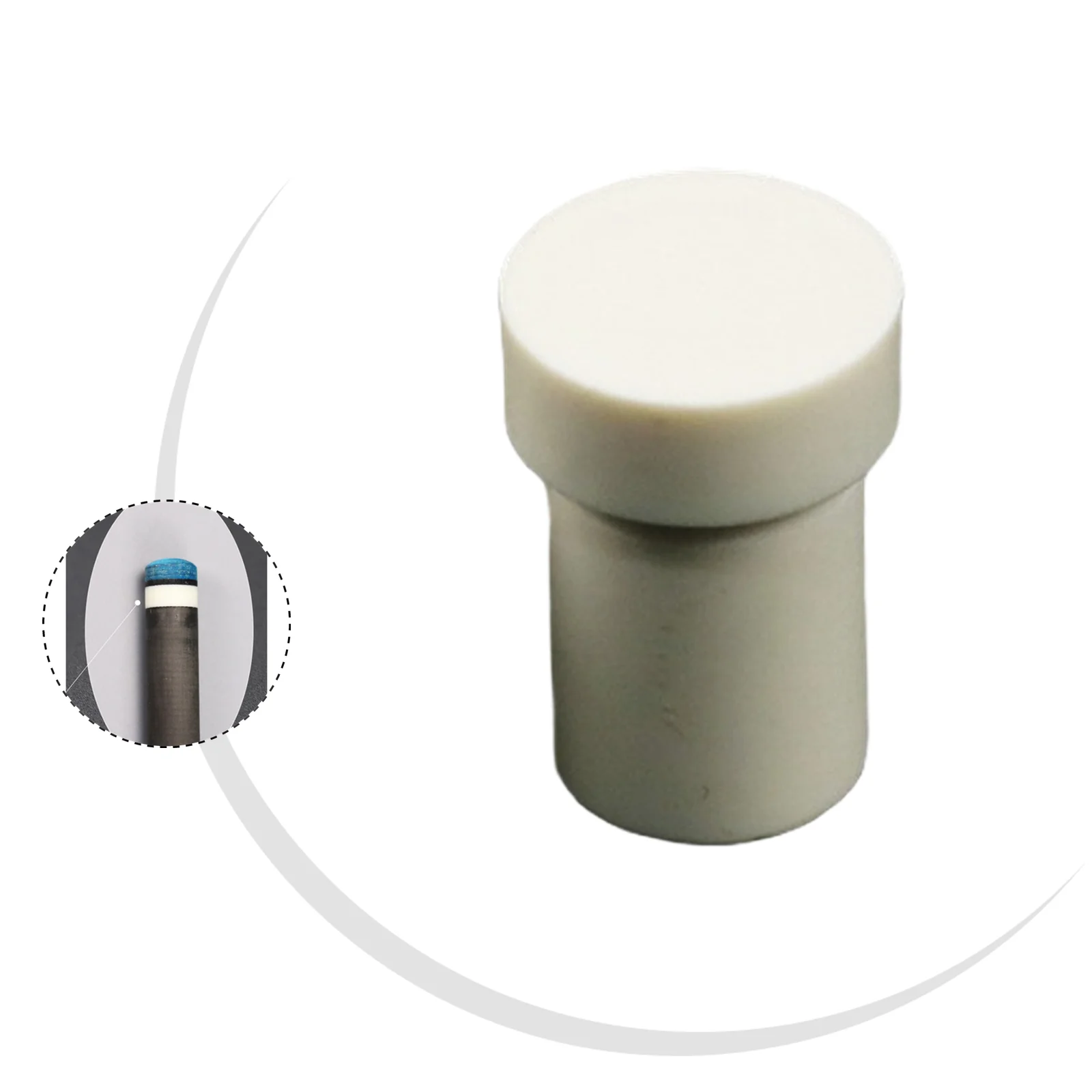 

1pc Billiard Cue Ferrule Unthreaded 13.3mm Top 10.8mm Bottom Height 20.4mm For Billiard Cue Parts For Juma Cue Shaft Ferrule Abs