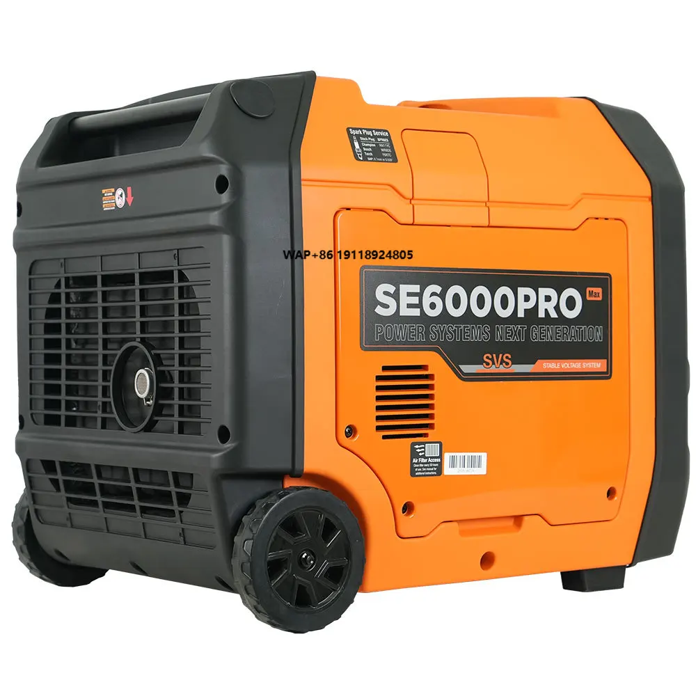 OEM 5.6KW  Inverter Generator 220V 230V 240V  Easy Start Stable Power for Home Backup  Outdoor Activities