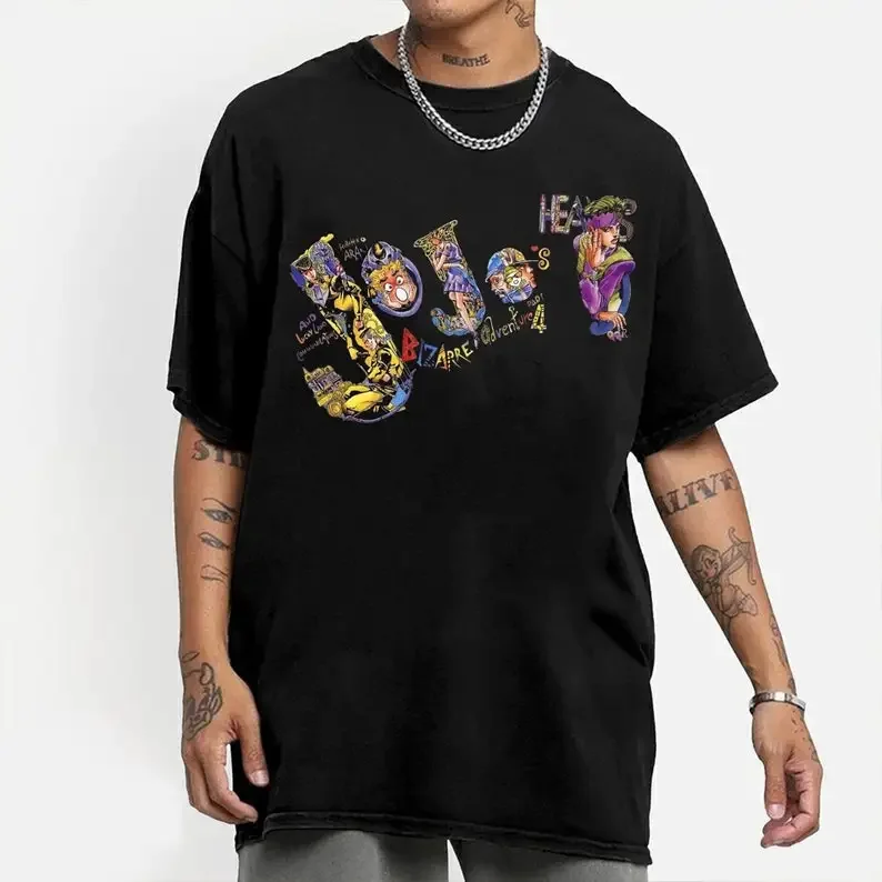 

Anime JJ's Bizarre Adventure T-Shirt, Anime T-Shirt