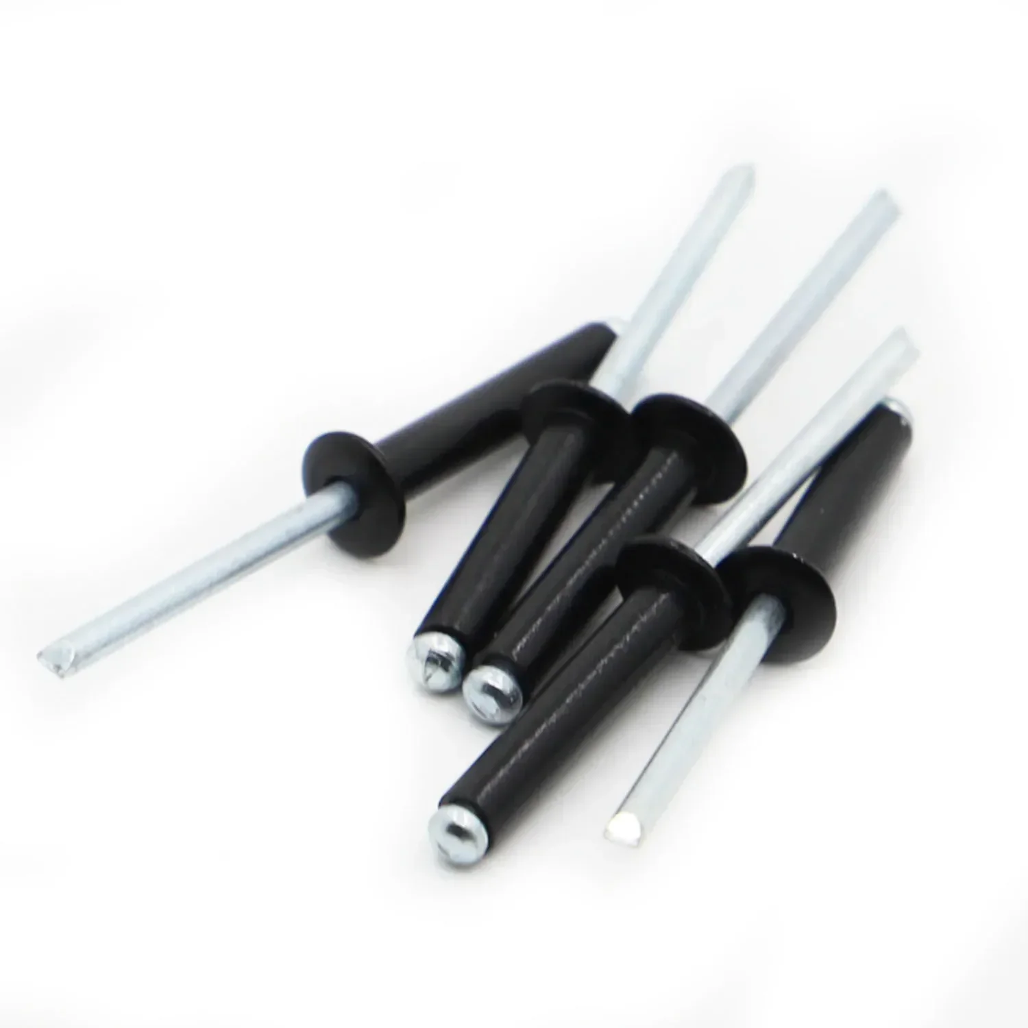 Black Aluminium Dome Round Head Pop Open Hollow Pull Blind Rivet Decoration Nail Rebite Bolt Dropper Rivet M2.4-M5