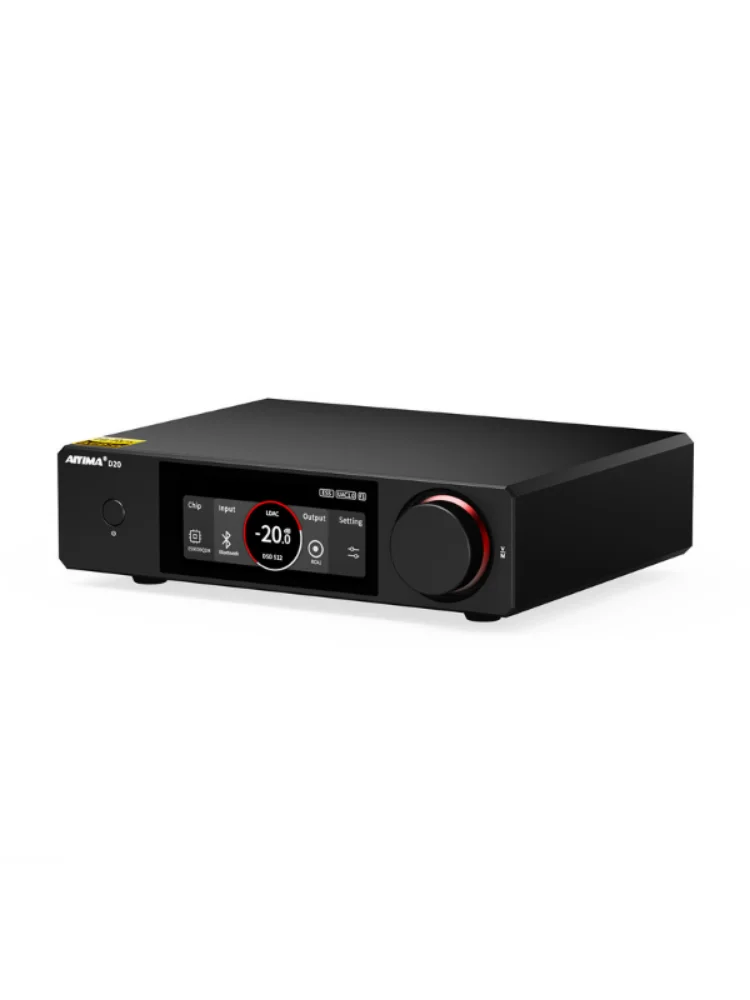 AIYIMA D20 Dual-Chip DAC ES9039Q2M & AK4493S Bluetooth 5.1 ARC USB Koaxial Dual Optical XU316 Vollständig Symmetrischer HiFi-Audio-Decoder