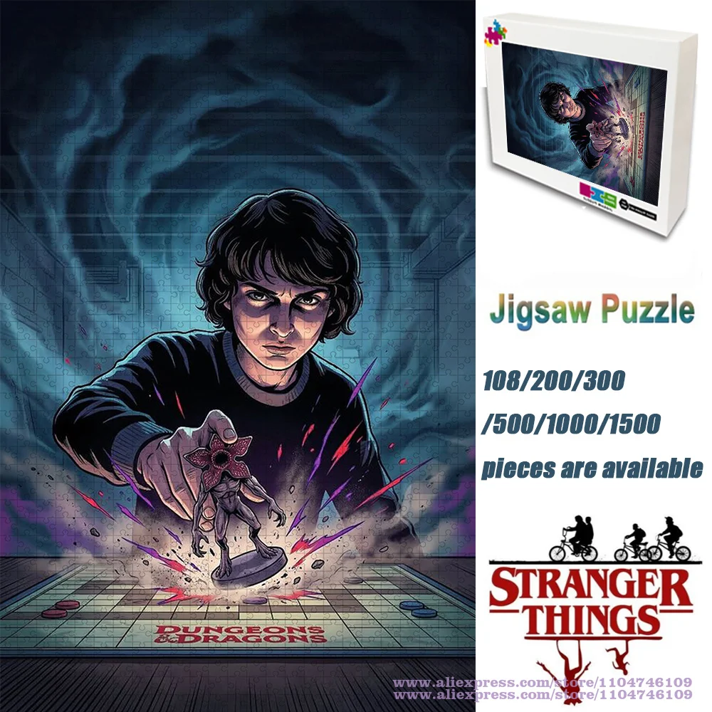 

Пазл «Очень странные дела», 108/200/300/500/1000/1500 шт., интеллектуальные пазлы для детей, уникальные пазлы унисекс, подарки с коробкой