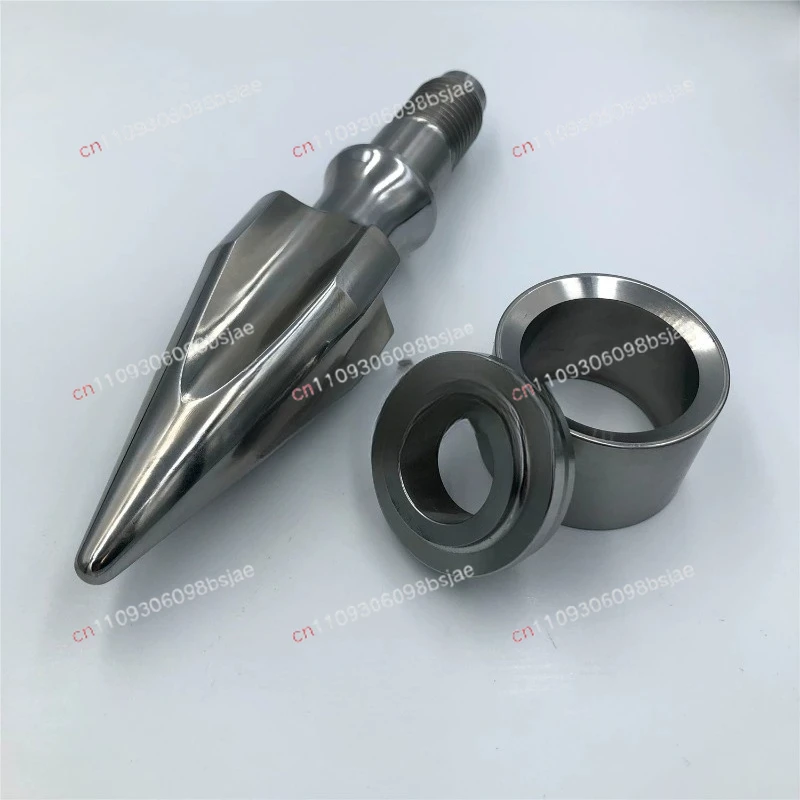 Alloy full hard injection molding machine screw head three-piece set check ring rocket head rubber head gasket accessories