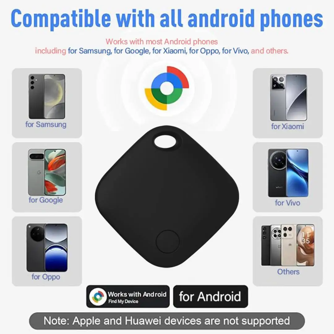 محدد موقع لجهاز إنذار Google ضد الخسارة Itag جهاز تعقب GPS محمول للحيوانات الأليفة ومتتبع بلوتوث ذكي للحماية الأمنية