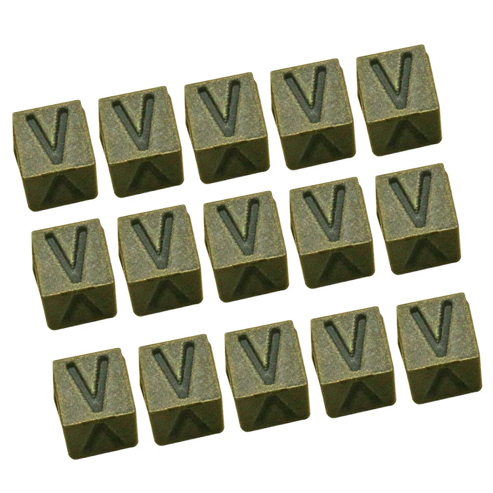 

100 PCS Pendant Letter Bracelets and Beads Jewelry Spacer Charm Alphabet Making