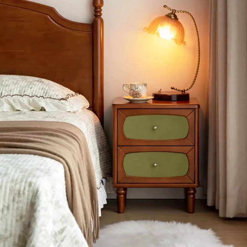 

Modern Metal Handles Nightstand Storage Vintage Luxury French Nightstandglamour Trendy Mesitas De Noche Bedroom Furniture