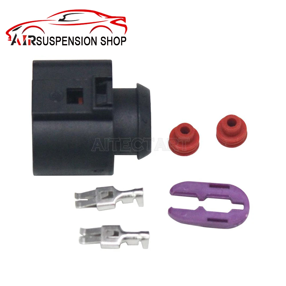 

For Porsche Panamera 971 2017-2021 Air Compressor Pump Kit Motor Plug With Pin 971616006D 971616006E