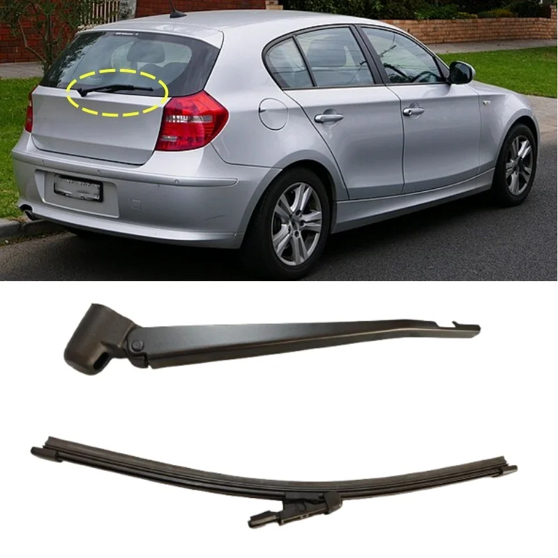 

12 Inch Rear Wiper Arm Blade Windshield Windscreen Tailgate Window Rain Brush For BMW 1 Series E87 Hatchback 2004-2012