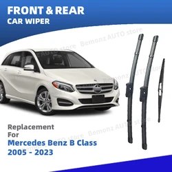 LHD Front Rear Windshield Wiper Blades For Mercedes Benz B Class W245 W246 W247 2005-2023 B180 B200 B220 B250 Window Accessories