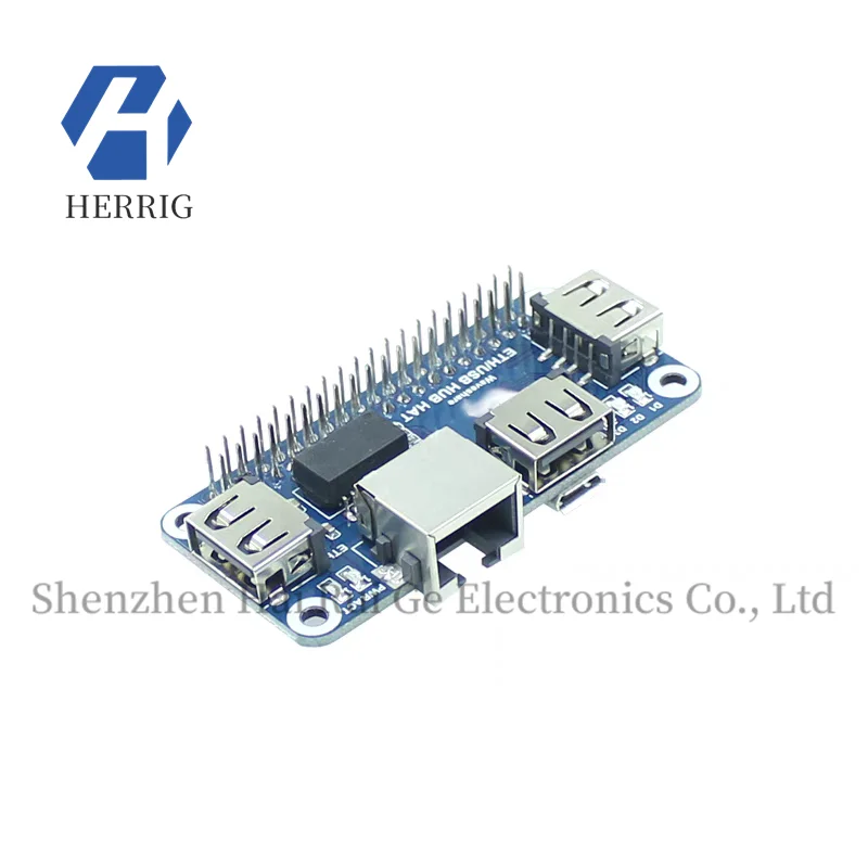 

Suitable for Raspberry Pi Zero W/2B/3B+Ethernet+USB Hub Expansion Board ETH/USB HUB HA