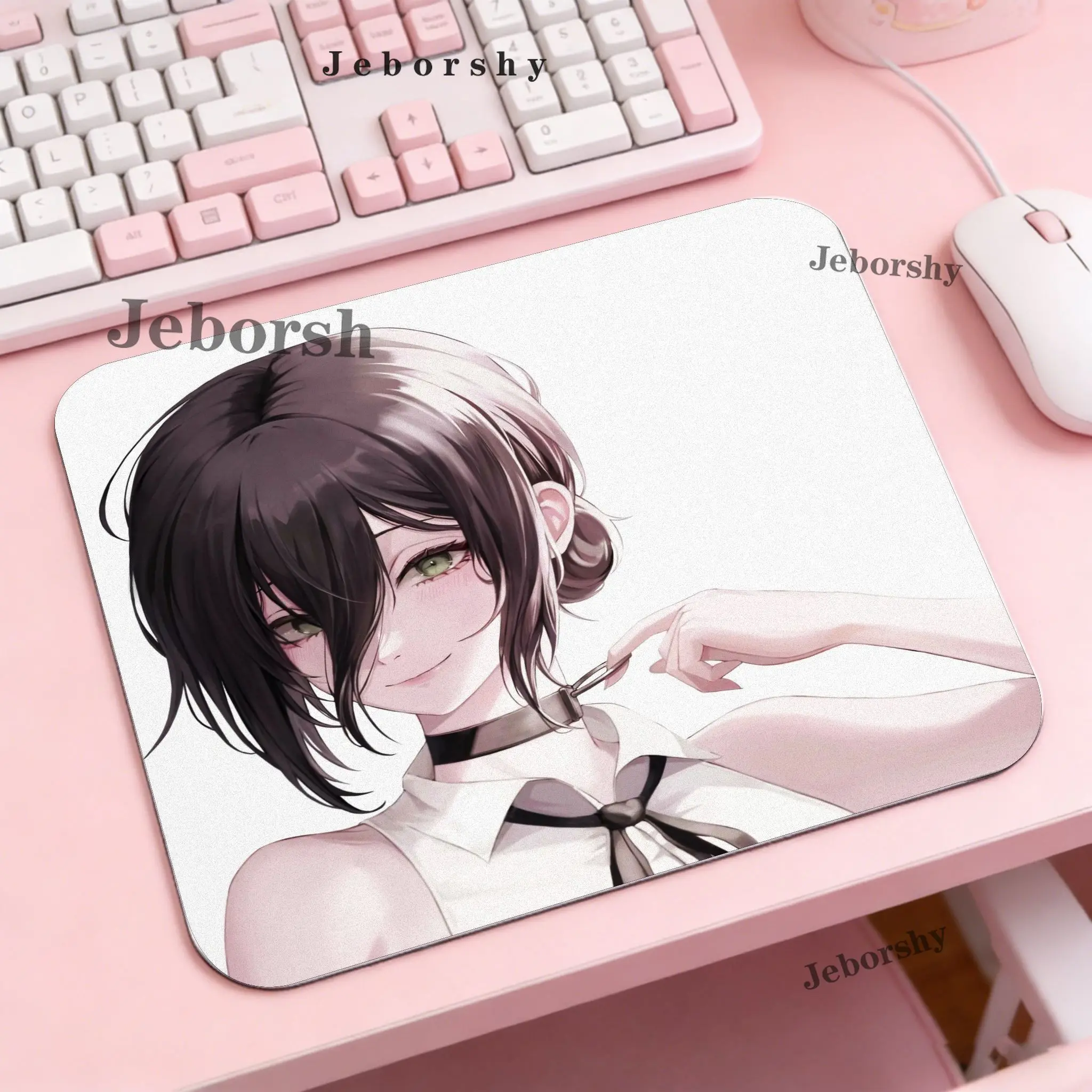 

Comic Chainsaw Man Mouse Pad Anime reze Gamer Makima Gaming Accessories Keyboard Desk Mat Computer Keyboard