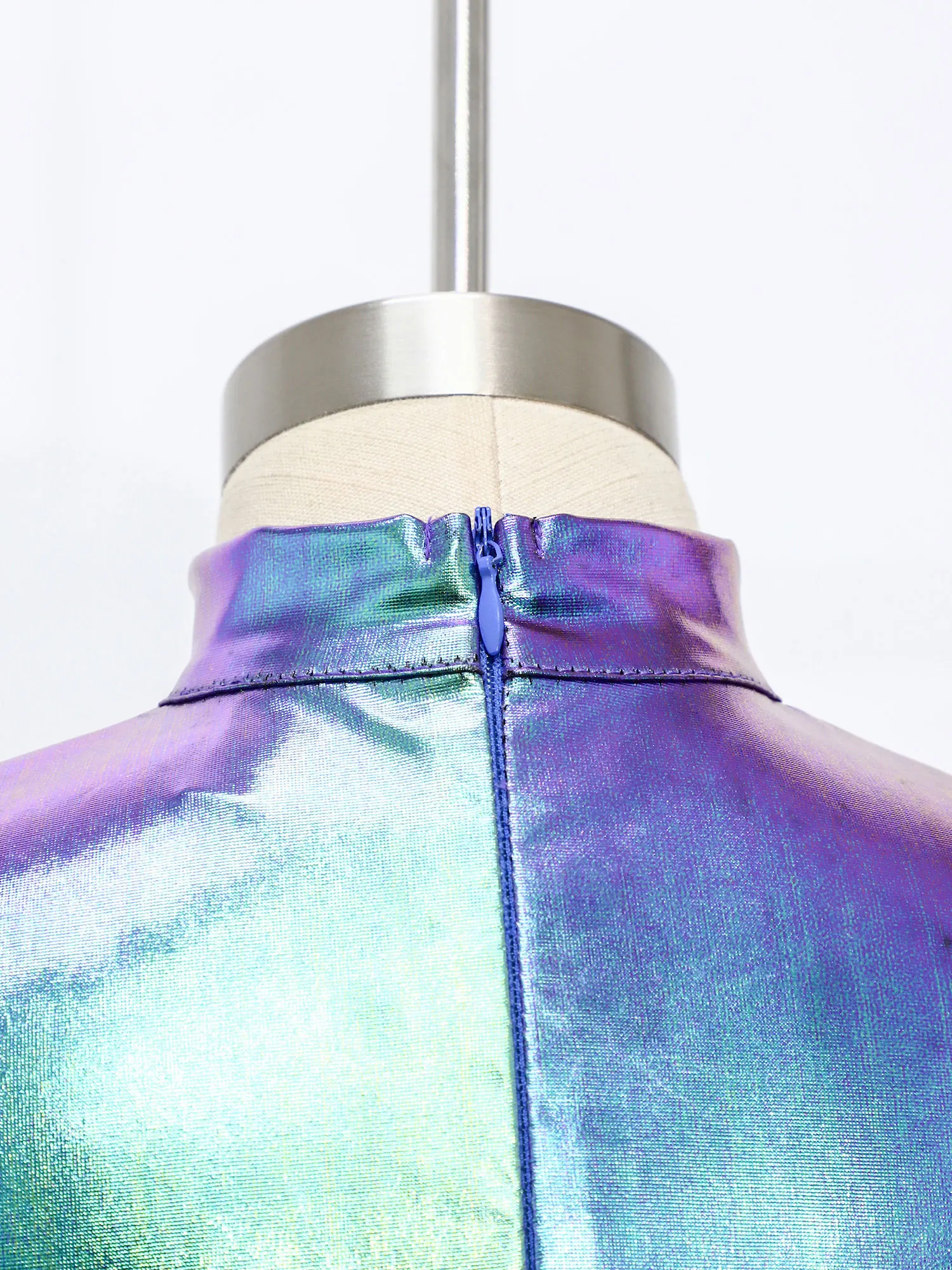 Disfraces de Astronauta Espacial Robótico Metálico Brillante para Niñas, Vestido Tutú de Alienígena con Guantes y Diadema para Fiesta Temática del Mundo Futuro