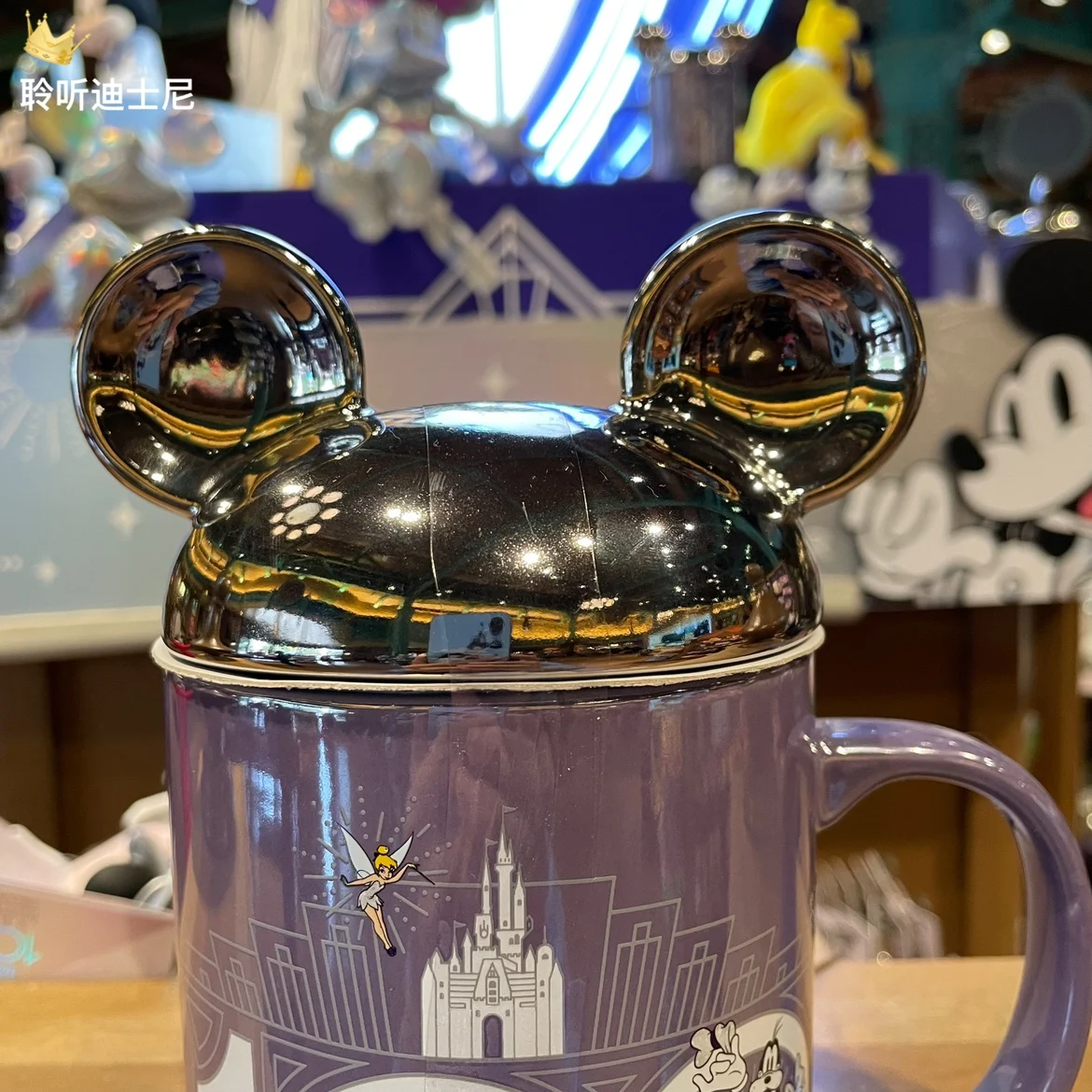 Shanghai Disneyland Disney cartoon Mickey Mouse Minnie Mouse Ceramic Cup Drinking Cup