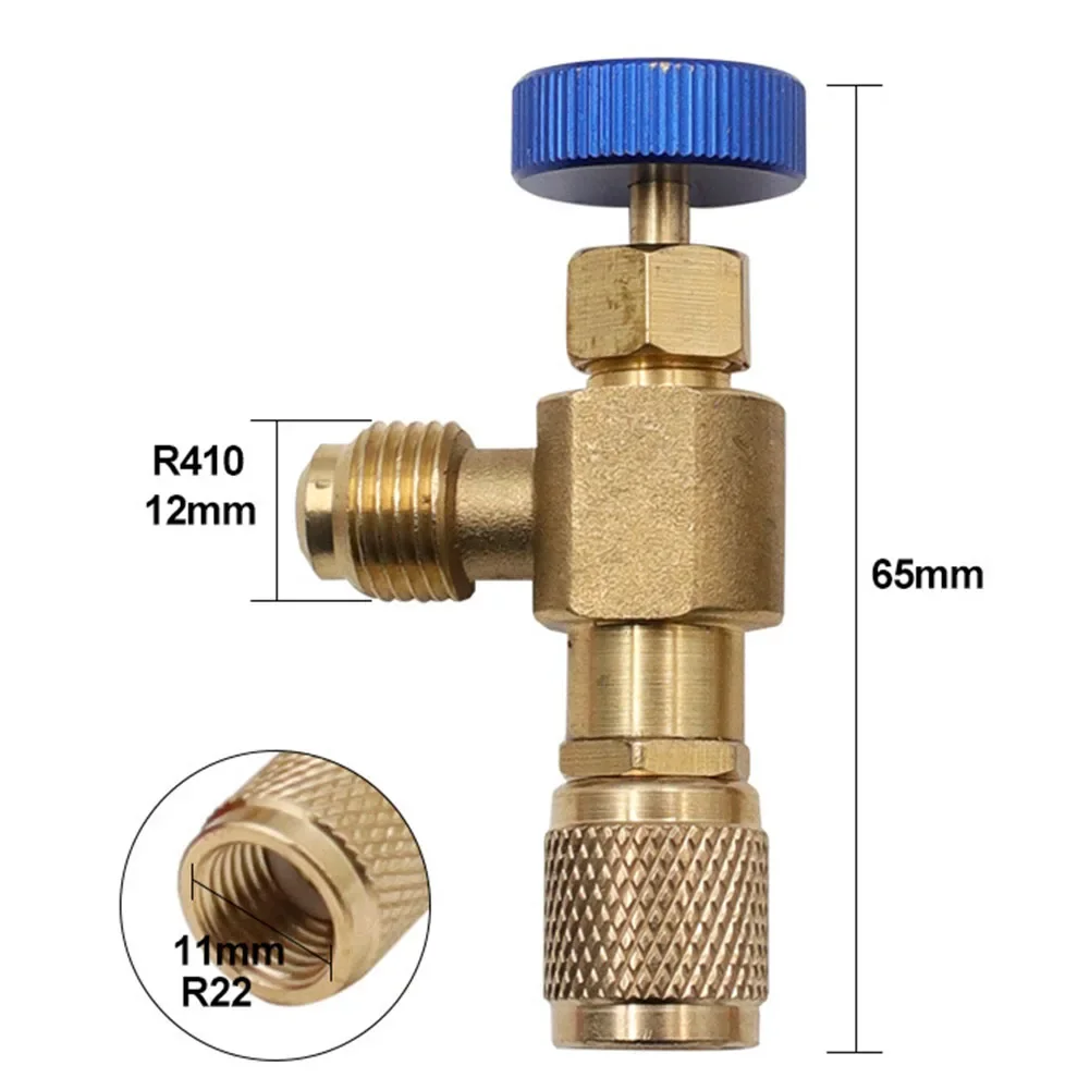 

Reliable Air Conditioning Valve, R22R410 Connector, Lasts Even in Extreme Conditions, Seals Tightly to Prevent Leaks