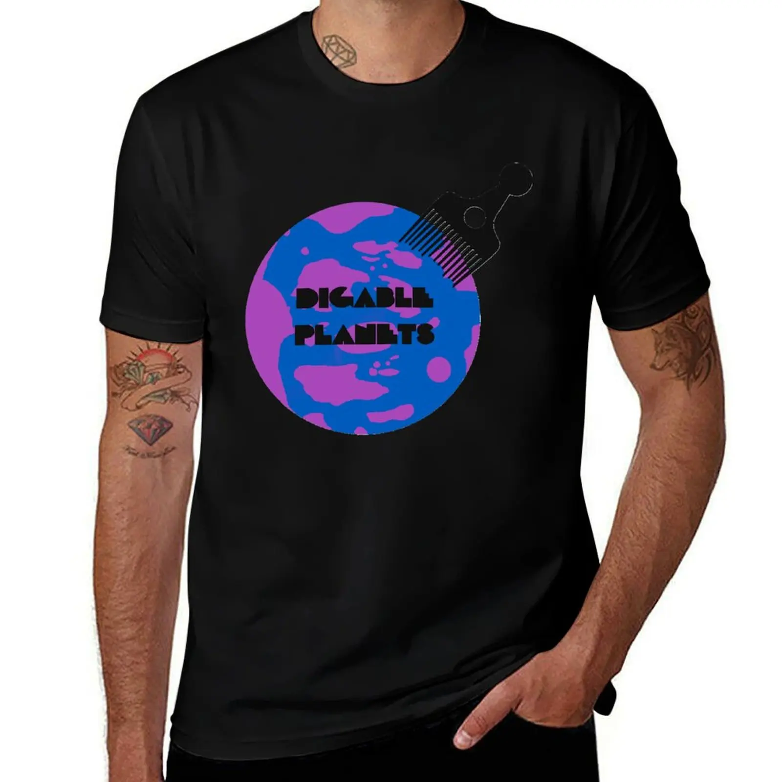 Футболка The Digable Planet, базовая однотонная футболка на все сезоны