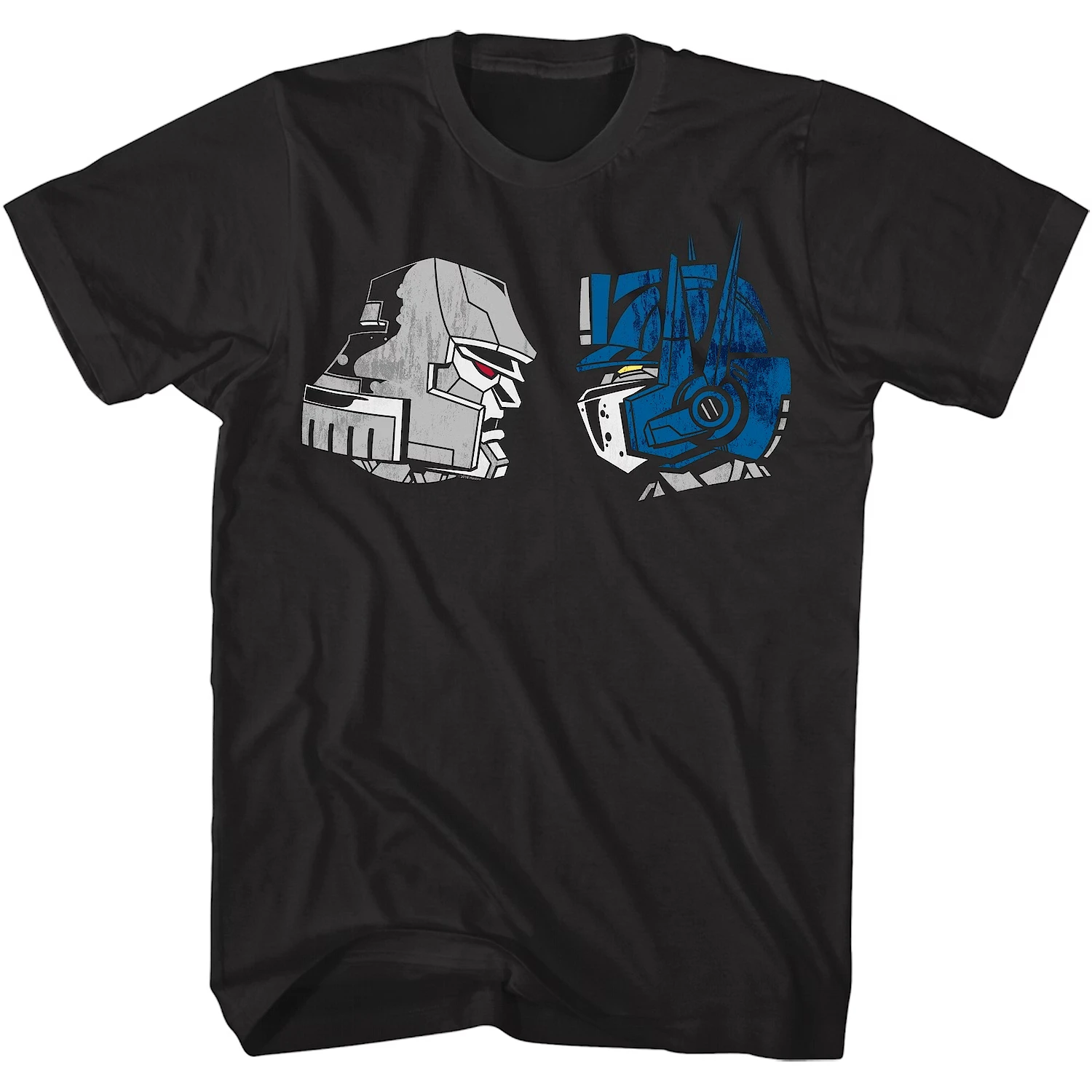 2026 Sommer Hasbro Transformers Megatron Vs Optimus Prime Grafik-Marken-Print T-Shirt Unisex Tops Mode Oversize Vintage Y2k