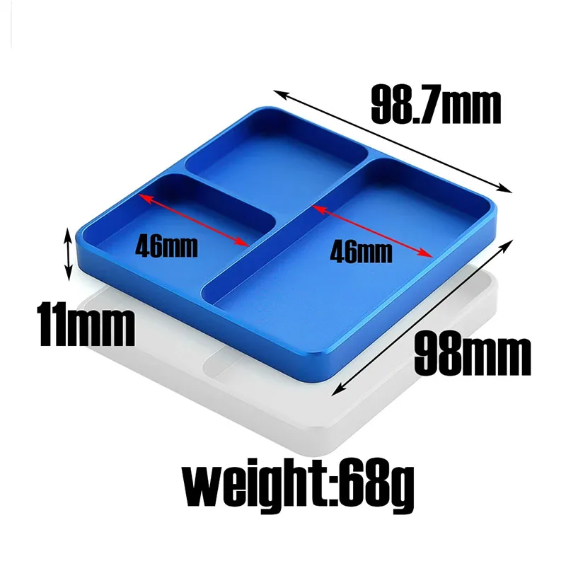 1 Pcs Aluminium Alloy Screw Tray Plate For RC Car RC Boat RC Model Repair Tool