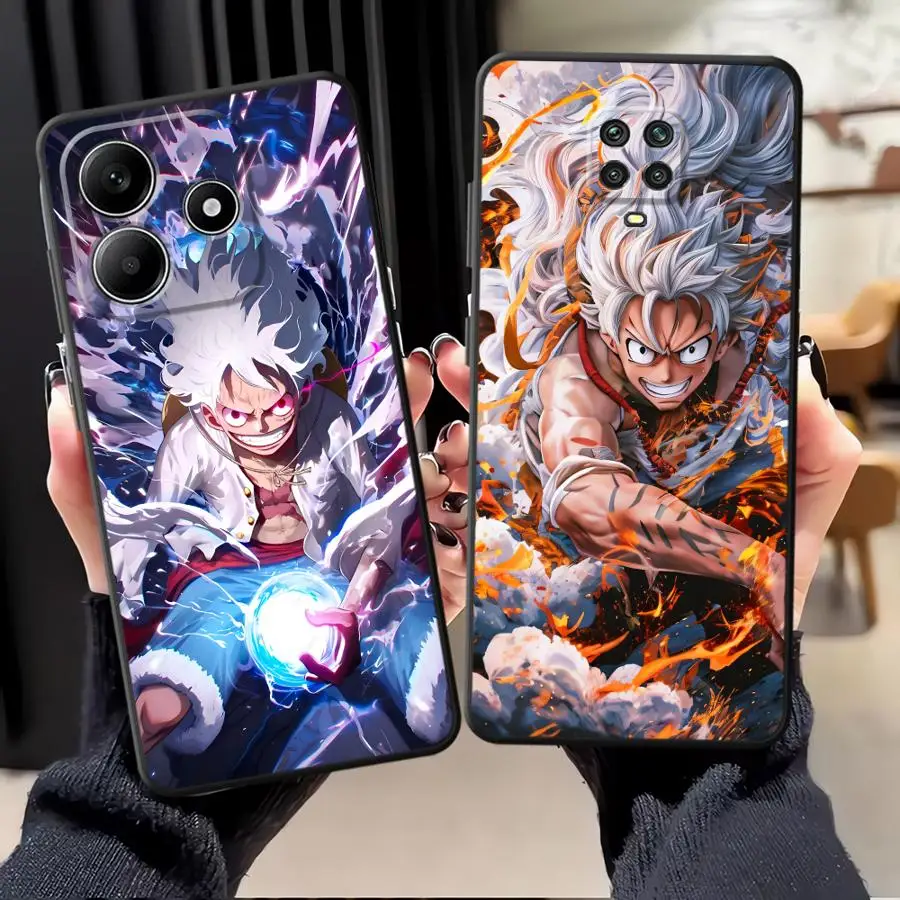 Чехол для телефона Luffy Gear 5 Funda для Xiaomi Redmi Note 12 Pro 14 11 9 11s 12s 10 13 Pro Plus 10S 9S 7 8