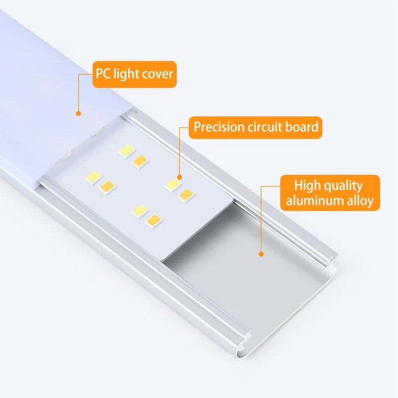 Sensor de movimento Wireless LED Night Light, USB recarregável Lamp for Closet Wardrobe, armário, cozinha, sala, iluminação do corredor